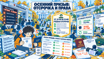 Осенний призыв стартовал 1 октября: кого из студентов могут забрать и как защитить отсрочку при угрозе отчисления