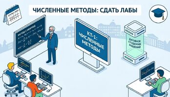 Горит первая контрольная точка по численным методам: как быстро сдать лабораторные по решению нелинейных уравнений под ключ