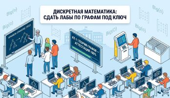 Завал на дискретной математике: как срочно решить задачи по теории графов и сдать лабу на Python/C++
